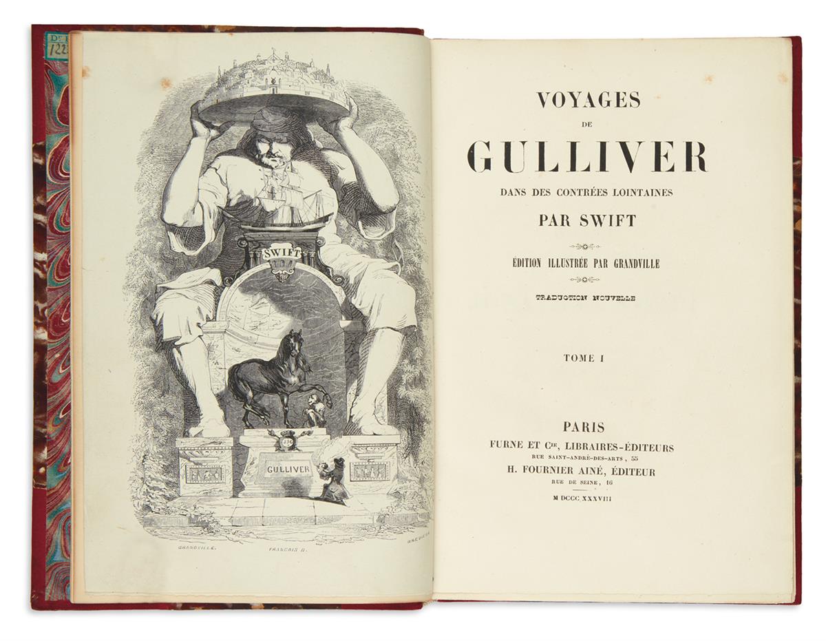 SWIFT, JONATHAN. Voyages de Gulliver dans des Contees Lointaines.